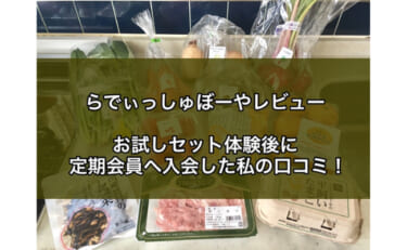 らでぃっしゅぼーやの評判は？お試しから定期に入会した私の口コミ！